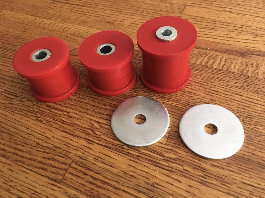 Urethane Differential bushings for Suzuki Cappuccino, enhancing drivetrain rigidity and performance.