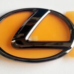 Black Chrome Front Grille Emblem for Lexus IS250 IS350