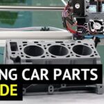 3D printed car part prototypes