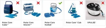 Breg Kodiak Polar Care Intelli-Flo Pad Compatibility Chart - Ensuring Correct Connections for Your Cold Therapy System