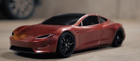 Tesla Roadster 3D Printed RC Car