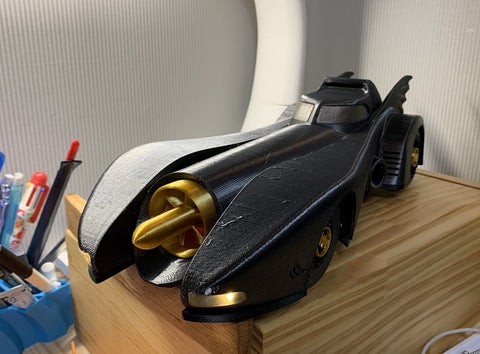 RC Car Batmobile 1989 3D Printed