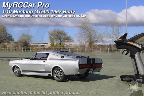 MyRCCar Mustang GT500 1967 3D Printed RC Car Body