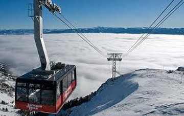 Jackson Hole aerial tram, a favorite among ski enthusiasts.