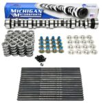 Michigan Motorsports Stage 2 LS1 Drift Cam Kit showcasing camshaft profiles and packaging