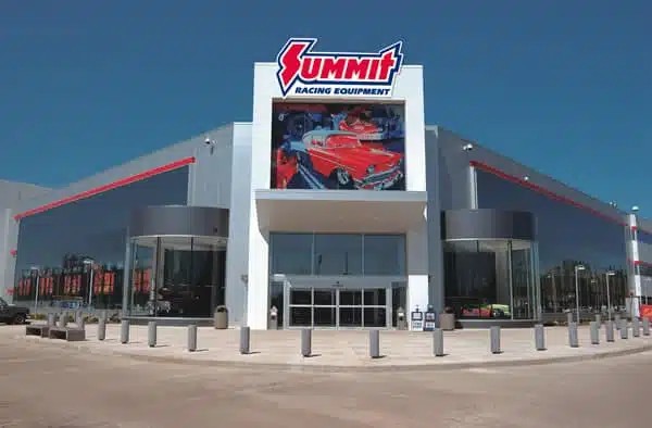 Summit Racing Equipment Retail Store in Arlington, Texas, offering a wide selection of car parts arlington